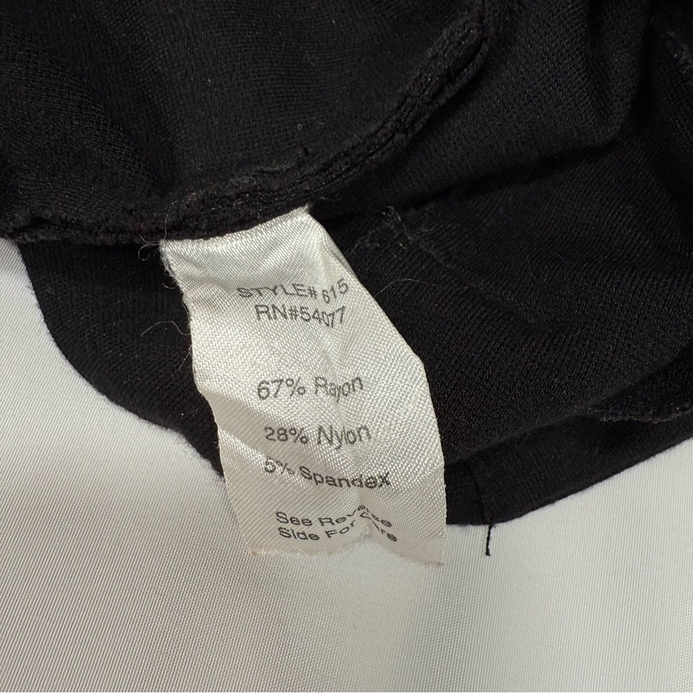 Cabi Women's Black Moto Jacket Small S Double Breasted Zip Cropped Lightweight - Picture 7 of 7